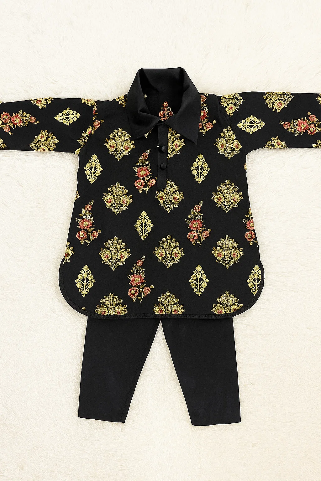 Black Kurta Trouser for Girls age 1 to 8 year